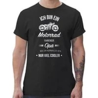 Shirtracer T-Shirt Ich bin ein Motorrad fahrender Opa Opa Geschenke