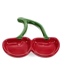 Rex London Schmuckablage Cherry (Keramik, 1 St., Kirsche), ca. 15,9 x 15,3 x 1,9 cm