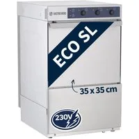 GastroHero Dönergrill Kompakte Gläserspülmaschine ECO 35x35 cm 230V, 2770 W