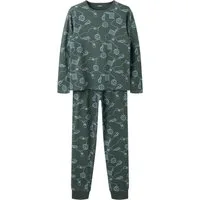 Name It Schlafanzug NKMNIGHTSET KICK OFF NOOS Baumwollmischung, Allover - Druck