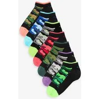 Next Basicsocken 7 x Sneaker-Socken mit hohem Baumwollanteil (7-Paar)