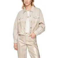 Marc Cain Jeansjacke Golden Hour Premium Damenmode mit Gold-Finish