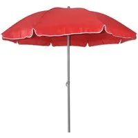 Trend Line Sonnenschirm TrendLine Sonnenschirm rot, Ø 180 cm