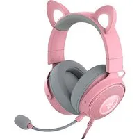 RAZER Kraken Kitty V2 Pro Gaming-Headset (Mikrofon abnehmbar, Rauschunterdrückung, Stummschaltung)