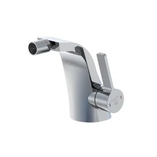 Steinberg Serie 230 Bidetarmatur 2301301 Ausladung 105mm, Ablaufgarnitur 1 1/4", mit Keramikkartusche, chrom