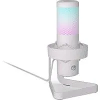 AXIS Streaming, Mikrofon weiß, USB-C, RGB, 3.5 mm Klinke
