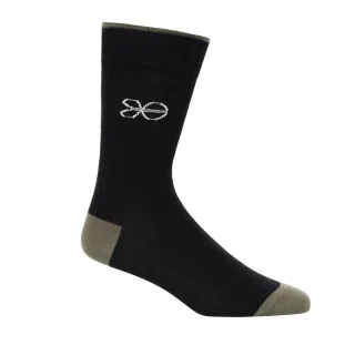 Crosshatch - "Milato" Socken für Herren(5er-Pack) (Oliv)