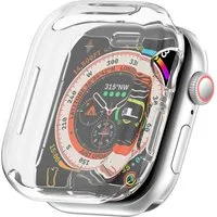 Wigento Smartwatch-Hülle Für Apple Watch Series 11 / 10 46mm Full Cover TPU Hülle Transparent, Full TPU Schutzhülle, nahtlose Passform