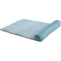 Ledander Hundematte Kühlmatte Hunde Ergonomisch mit Rand, Hundebett Selbstkühlend, Kühldecke Hunde Welpen Katze Kühlmatte, Drinnen Draußen