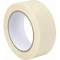 SCREWREBEL Kreppband Flachkrepp Abklebeband – beige – 29 mm × 50 m (1-St) für saubere Abklebearbeiten im Innenbereich