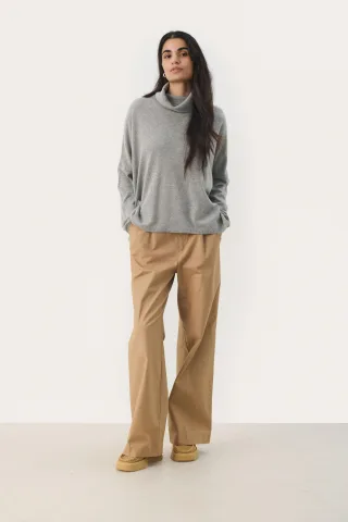 Strickpullover Lockere Passform grey