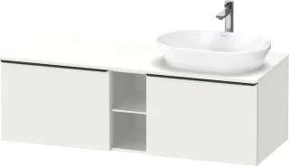 Duravit D-Neo Konsolenwaschtischunterbau wandhängend Weiß Matt 1400x550x459 mm - DE4950RBD180000 DE4950RBD180000