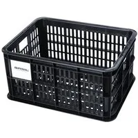 Basil Fahrradkorb Basil Crate S Fahrradkiste schwarz, 17,5 Liter, recycelter Kunststoff