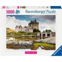 Ravensburger Puzzle Beautiful Castles - Schloss Eilean Donan, Schottland, 1000 Puzzleteile, Made in Germany