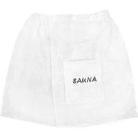 Dyckhoff Kilt Opal Kilt, ideal für Sauna & Spa, Kurzform, Walkfrottee, Knöpfe, mit Schriftzug