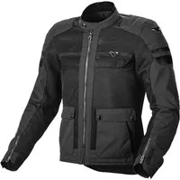 Macna Motorradjacke Fluent Motorrad Textiljacke Atmungsaktiv protektoren reflektierende
