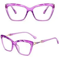 PACIEA Lesebrille Damen Cat Eye Anti Blaulicht Computer Gaming Schutz
