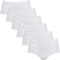 sloggi Midislip 6er Pack 24/7 Cotton (Spar-Set) Midi Slip - Baumwolle - Atmungsaktiv - Perfekter Sitz