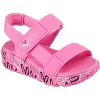 Skechers UNO LITE SANDAL-SUNNY LOVE Sandale Sommerschuh, Klettschuh mit Plateau, Größenschablone zum Download