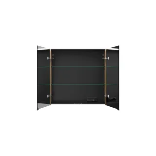 Burgbad Spiegelschrank Eqio 800x800x170 Frassino Dekor Cappuccino, SPGT080F3437 SPGT080F3437