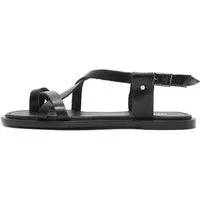 Derimod Sandalen aus Leder Sandale Echtes Leder, Lederfutter, Schnallenverschluss, Riemendesign
