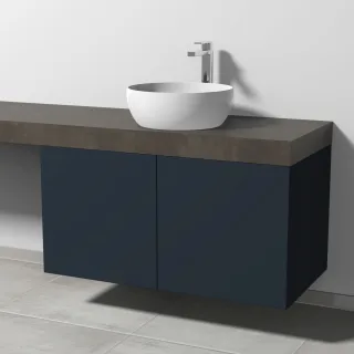 Sanipa Waschtischunterbau mit Türen 2morrow (P3365) 510x1000x520 Marine-Matt, P33651R P33651R