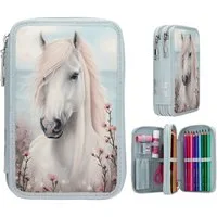 Depesche Federtasche DEPESCHE Miss Melody Federtasche 2 Fächer hellblau