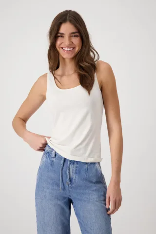 monari - Basic-Top creamy beige - Gr. - 44