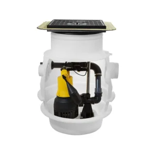 Jung Pumpen Baufix Unterflurbehälter JP47214 Behälter ohne Pumpe, Einsatz auch im Grundwasserbereich