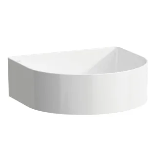 LAUFEN Sonar Waschtisch-Schale H8123420001121 41x36,5cm, ohne Hahnloch, ohne Überlauf, weiß