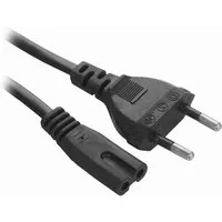 Bolwins H51 Stromkabel Euro Netzkabel Eurostecker auf C7 Buchse Kabel 150cm Stromkabel, Eurostecker Typ C (CEE 7/16, 2-polig), Kaltgerätebuchse C7 (150 cm), 2-adriges EU-Netzkabel für Kaltgeräte