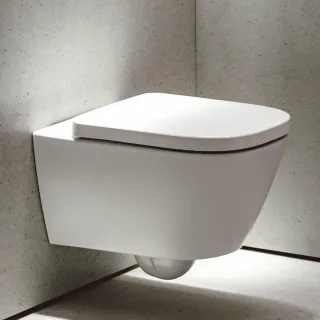LAUFEN Set Wandtiefspül-WC + Sitz MEDA 540x360mm, Silent Flush, weiss matt H8661107570001