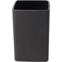 PARSA Beauty Zahnputzbecher Essential Zahnputzbecher Schwarz, puristisches Design & Ordnung