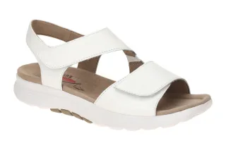 Gabor 86.815.50 ROLLINGSOFT Damen Sandale wei? Keilabsatz 1,5cm
