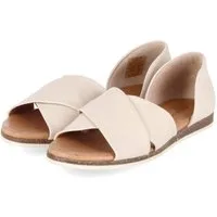 Apple of Eden Apple of Eden CHIUSI 93 crema Damen Glattleder beige Sandalette