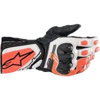Alpinestars Motorradhandschuhe Alpinestars SP-8 V3 Handschuhe schwarz / weiß / rot-fluo motorradhandschuhe für herren