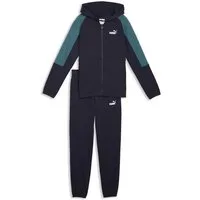 PUMA Jogginganzug Essentials Block Trainingsanzug mit Kapuze Jungen
