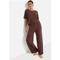 LSCN by LASCANA Pyjama (Set, 2 tlg) mit kleiner Zierknopfleiste an der Hose
