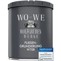 WO-WE Fliesengrundierung 1K Fliesen Grundierung Spezial Haftgrund W708, 1-10kg, Fliese auf Fliese