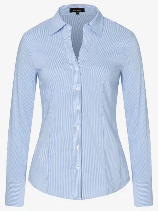 MORE & MORE - Striped Blouse BILLA - Gr. - 40
