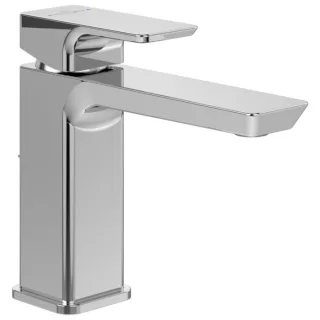 Villeroy und Boch Subway 3.0 Einhebel-Waschtischarmatur TVW11200200061 mit Zugstangen-Ablaufgarnitur, chrom