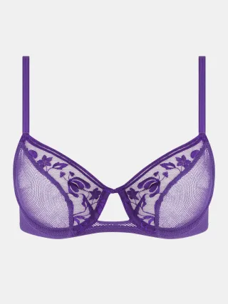 Chantelle Lingerie - Philter Sehr bedeckender Bügel BH club purple - Gr. - 80E