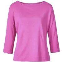 Himalaya Clothing 3/4-Arm-Shirt Basic Shirt 3/4 Arm Damen "Alma" mit Rundhalsausschnitt Bio-Baumwolle Vielseitiges Shirt mit hohem Tragekomfort