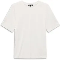 bugatti T-Shirt aus 100% Viskose mit Rundhalsausschnitt