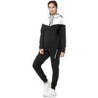 L.gonline Freizeitanzug Damen Jogginganzug, Freizeitanzug 984 (Kapuzenjacke mit Reißverschluss, Hose, 2-tlg), Fitness Freizeit Casual