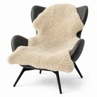 Karat Fellteppich Design-Schaffell Audrey, Echtes Lammfell aus 100 % Schafwolle, Mit natürlichem Lederrücken