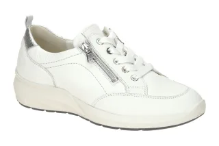 Waldl?ufer 831001 M-TONIA Damenschuhe wei?/silber Echtleder Slipper