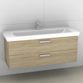 Artiqua 414 Waschtischunterschrank für Subway 2.0 7176D1 Castello Eiche quer NB, 414-WU2L-V74-7136-4 414-WU2L-V74-7136-426