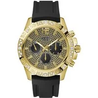 Guess Multifunktionsuhr MAJESTIC GW0909G2, Quarzuhr, Armbanduhr, Herrenuhr, Datum, Wochentag, Silikonarmband