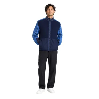 Boss - "Panoramico" Oberteil für Herren, Durchgehender Reißverschluss, Jerseyware (Dunkelblau)